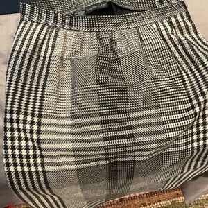 Breckenridge Black and White Midi Bubble Skirt